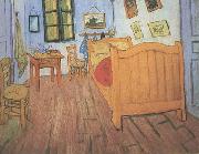 Vincent Van Gogh Vincent's Bedroom in Arles (nn04) painting